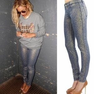 Level 99 Jeans Janice Ultra Skinny Metallic